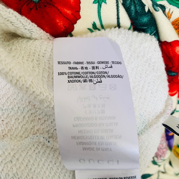 Gucci Floral Print Sweatshirt - Picture 9 of 9